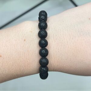 Lava Stone Stretch Bracelet